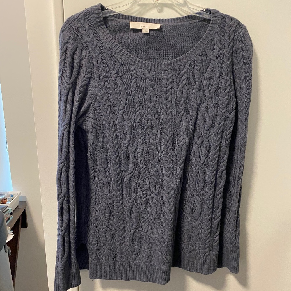 Loft gray sweater